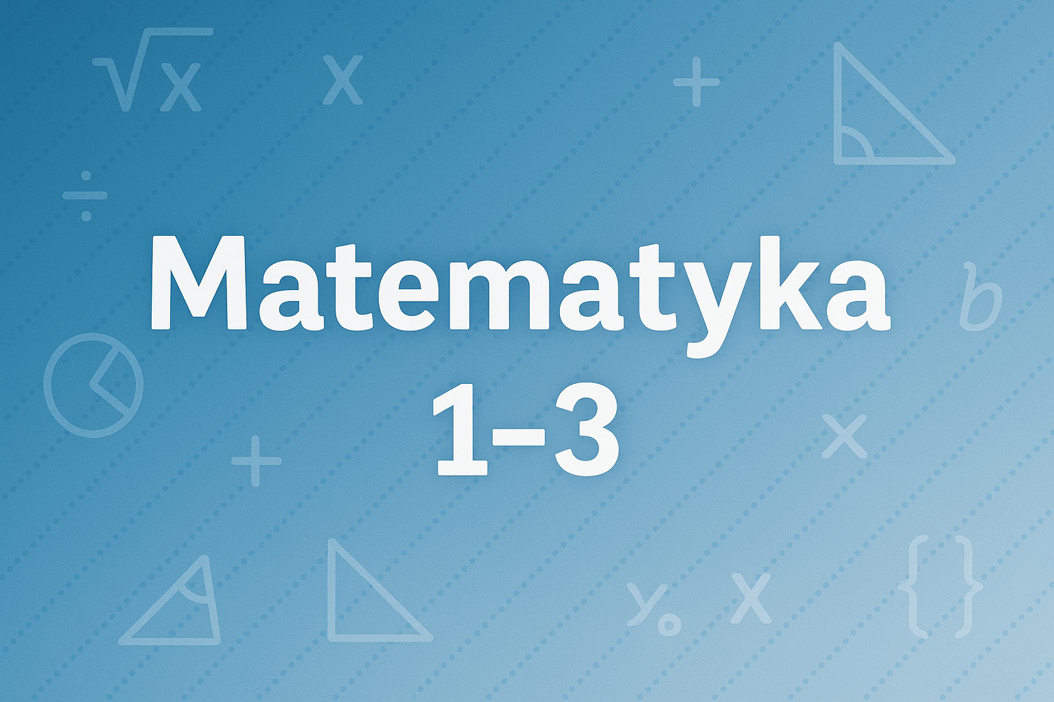 matematyka 1-3